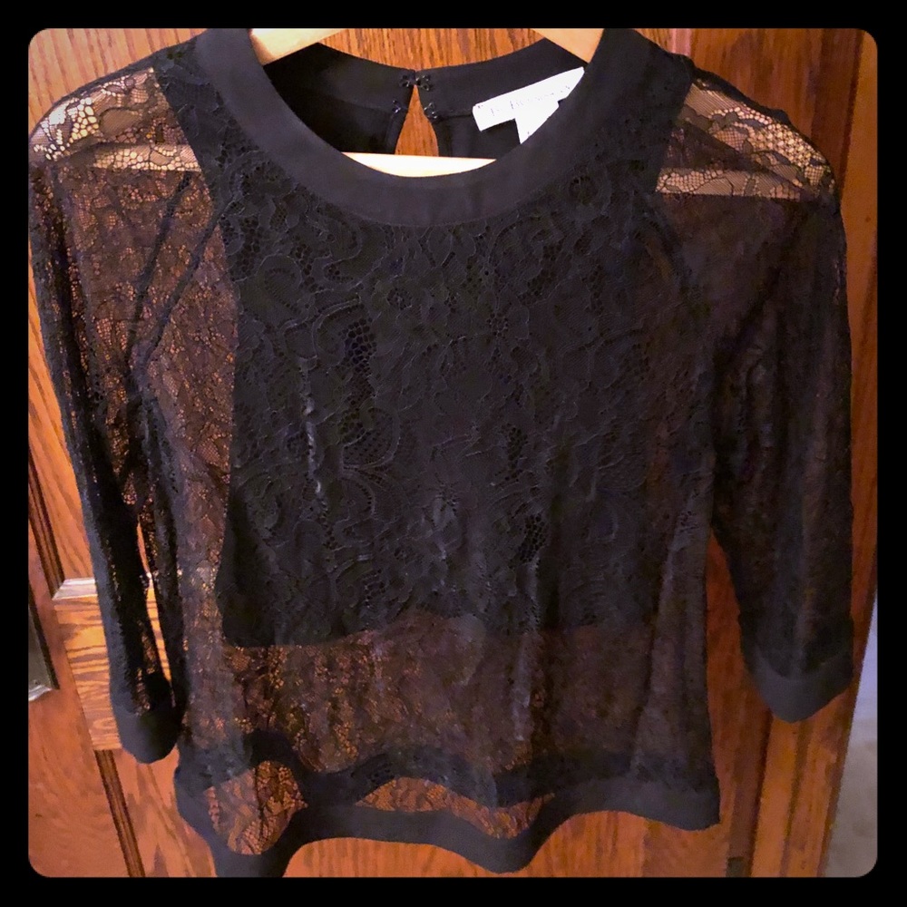BCBGeneration lace crop top